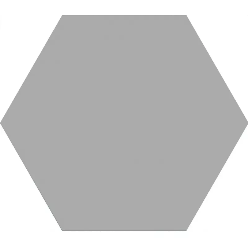 Loire Grau Sechseck Strukturiert 23x27 cm