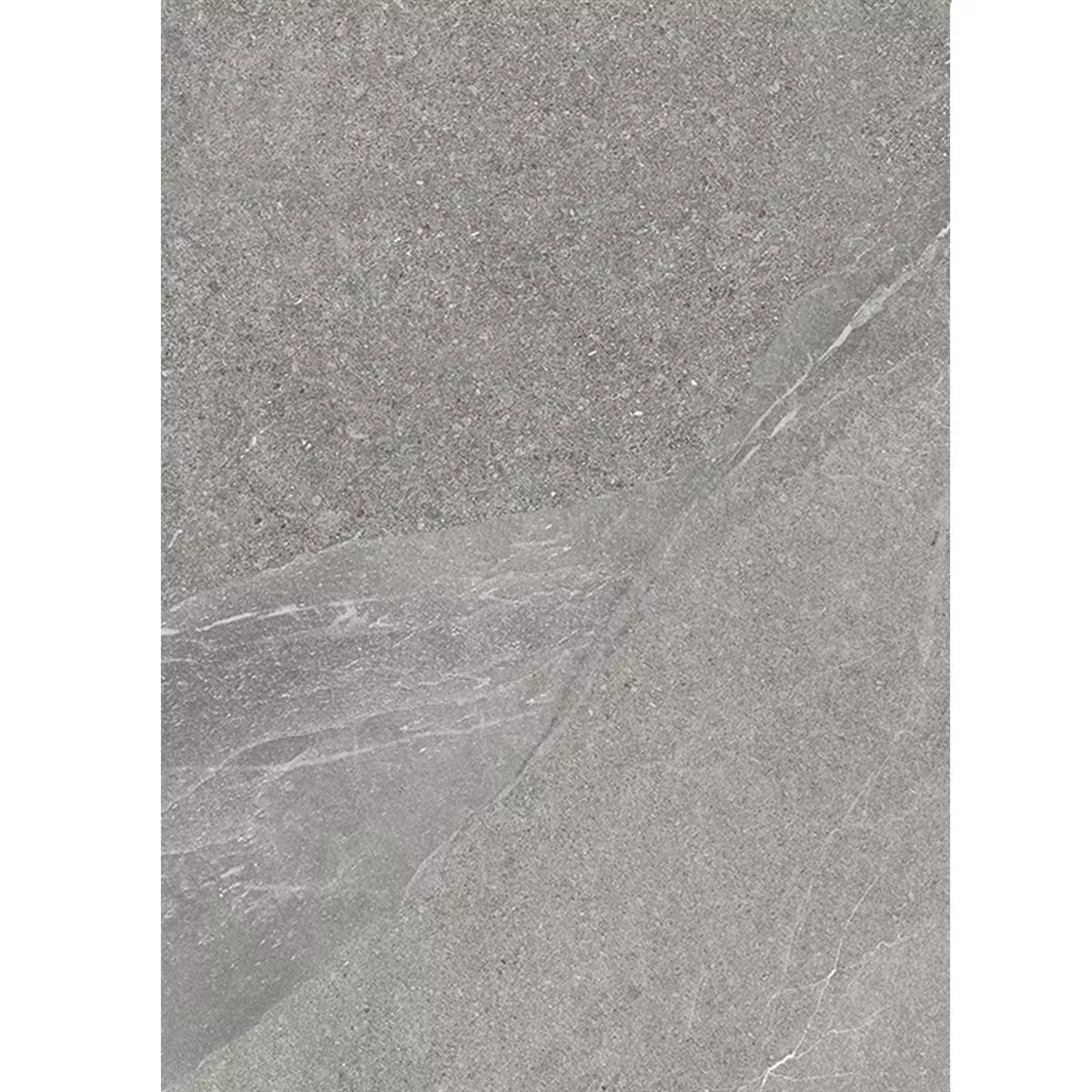 Terrassenplatten Schieferoptik Ilijas Grau Braun 60x120 cm