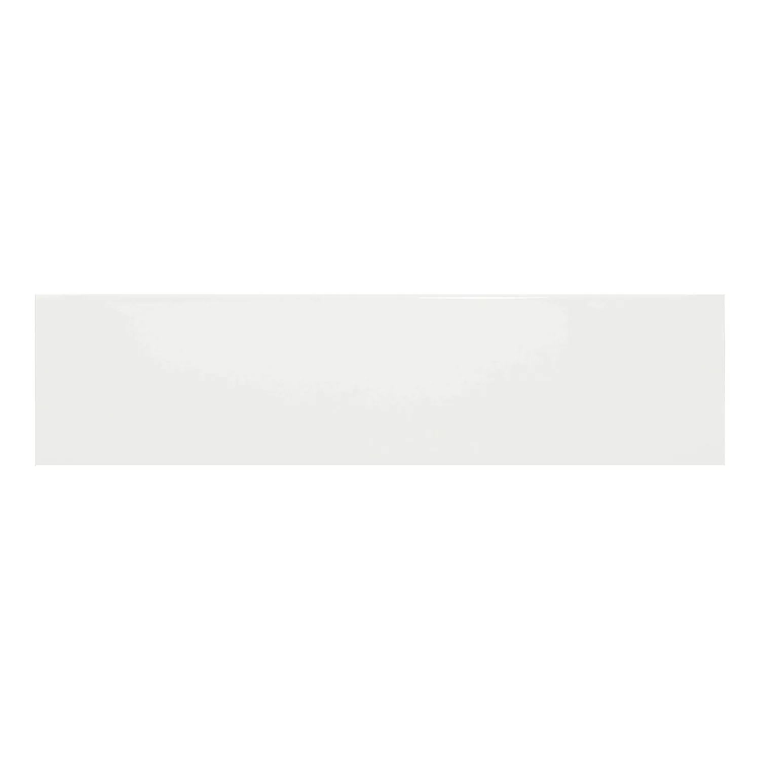 Metrofliese Weiß Glänzend 7,5x30 cm Ohne Facette Swissland Blanco