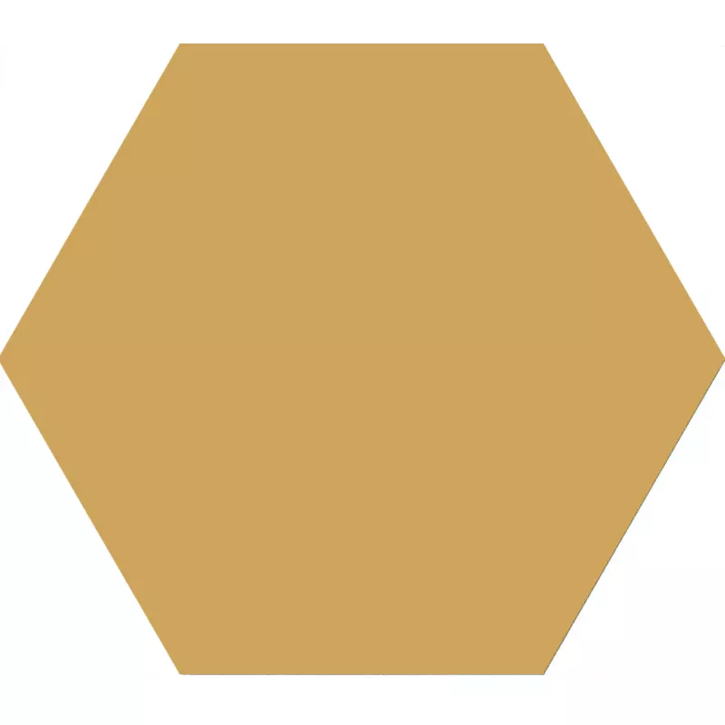 Loire Ocker Sechseck Strukturiert 23x27 cm