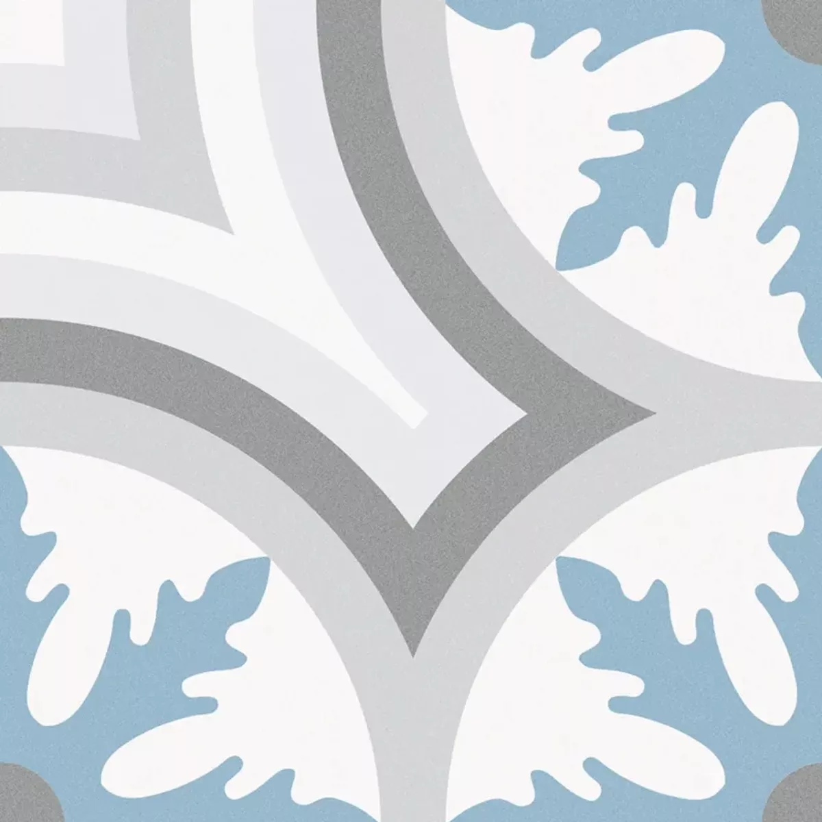 Atlantica Nomad Blau Weiß Grau 25x25 cm