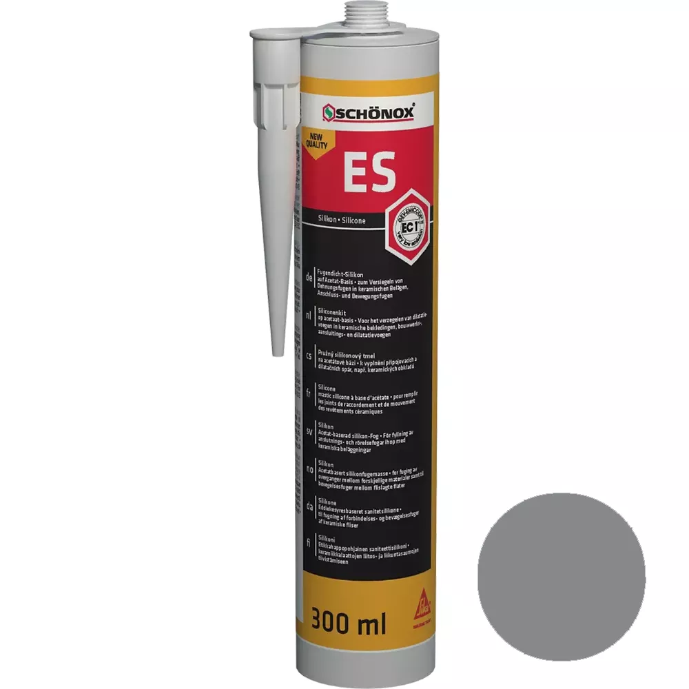 Schönox ES Platingrau Fugendicht- Silikon (300ml)