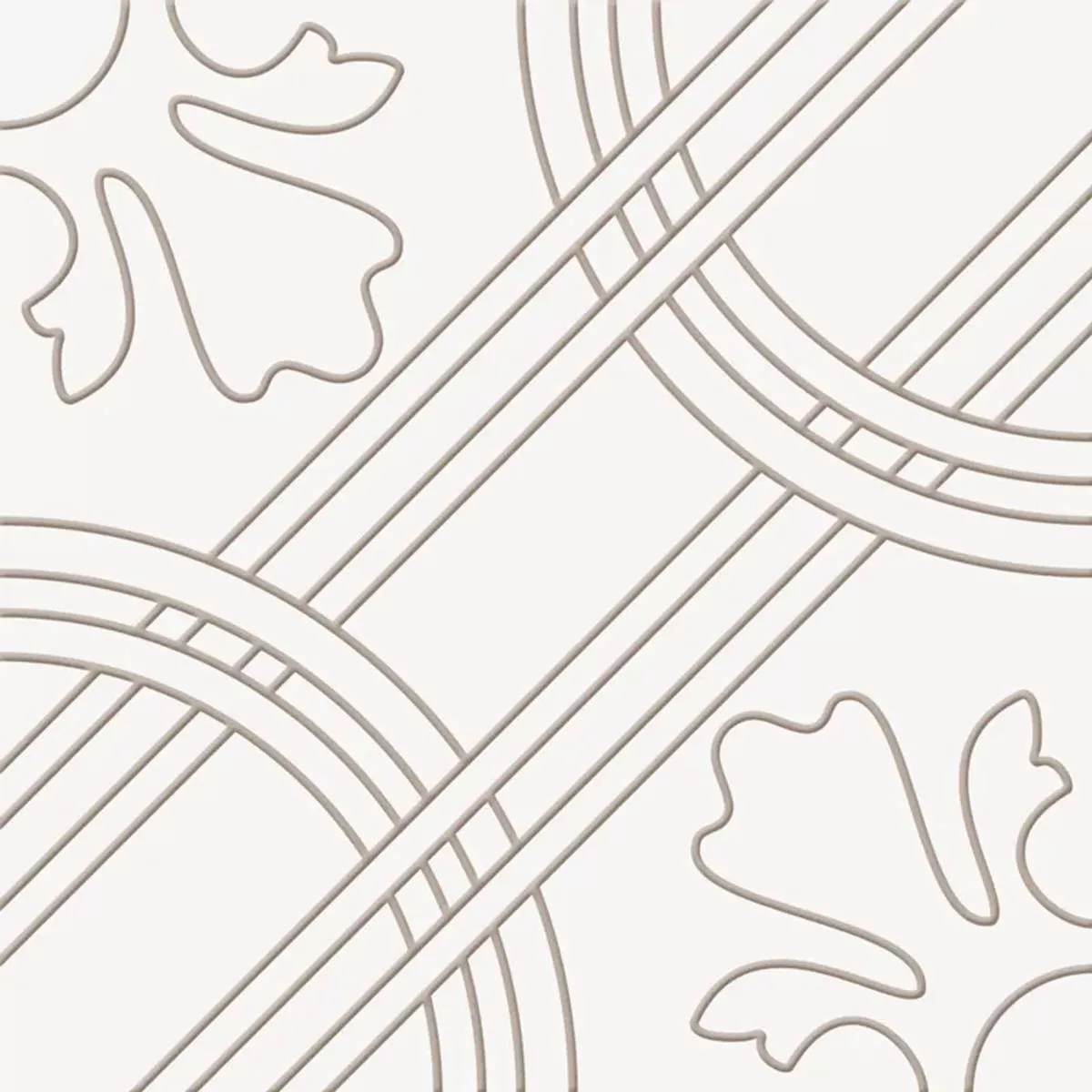 Skyros Weiß Grau 25x25 cm