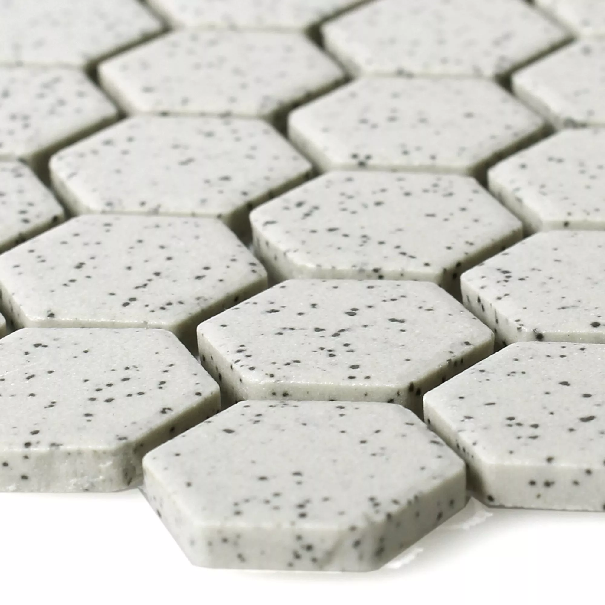 Keramik Mosaikfliesen Luanda Beige Hexagon