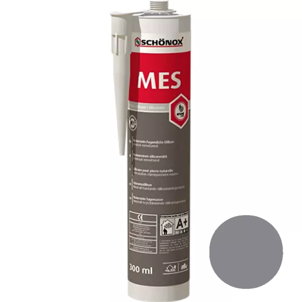 Schönox MES Marmor Fugendicht Silikon Platingrau 300ml