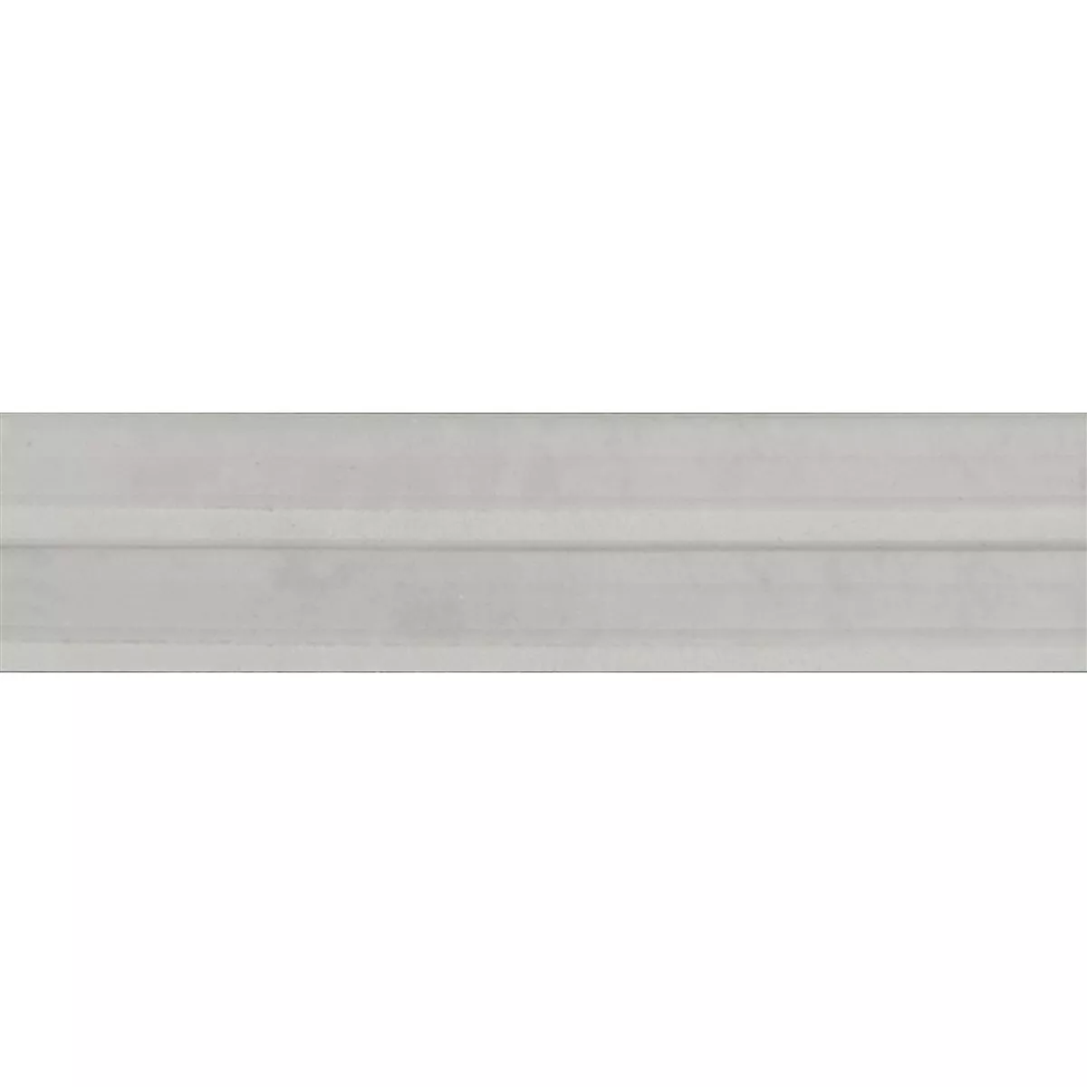 Artemis Weiß Glänzend Strukturiert 3D 6x24 cm