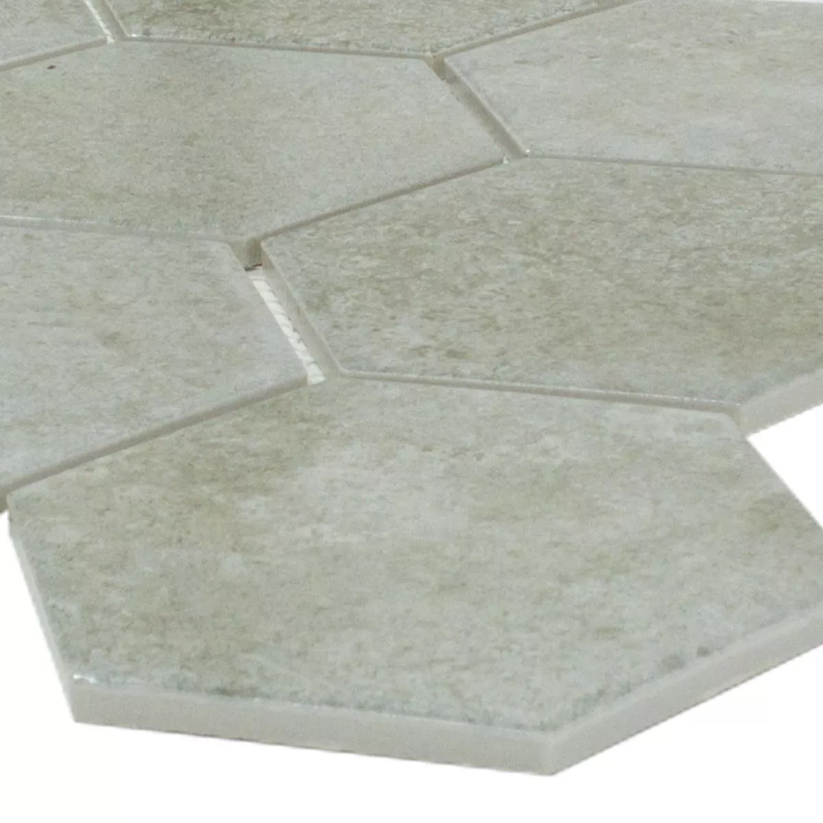 Naturstein Mosaikfliese Hanoi Hexagon Beige