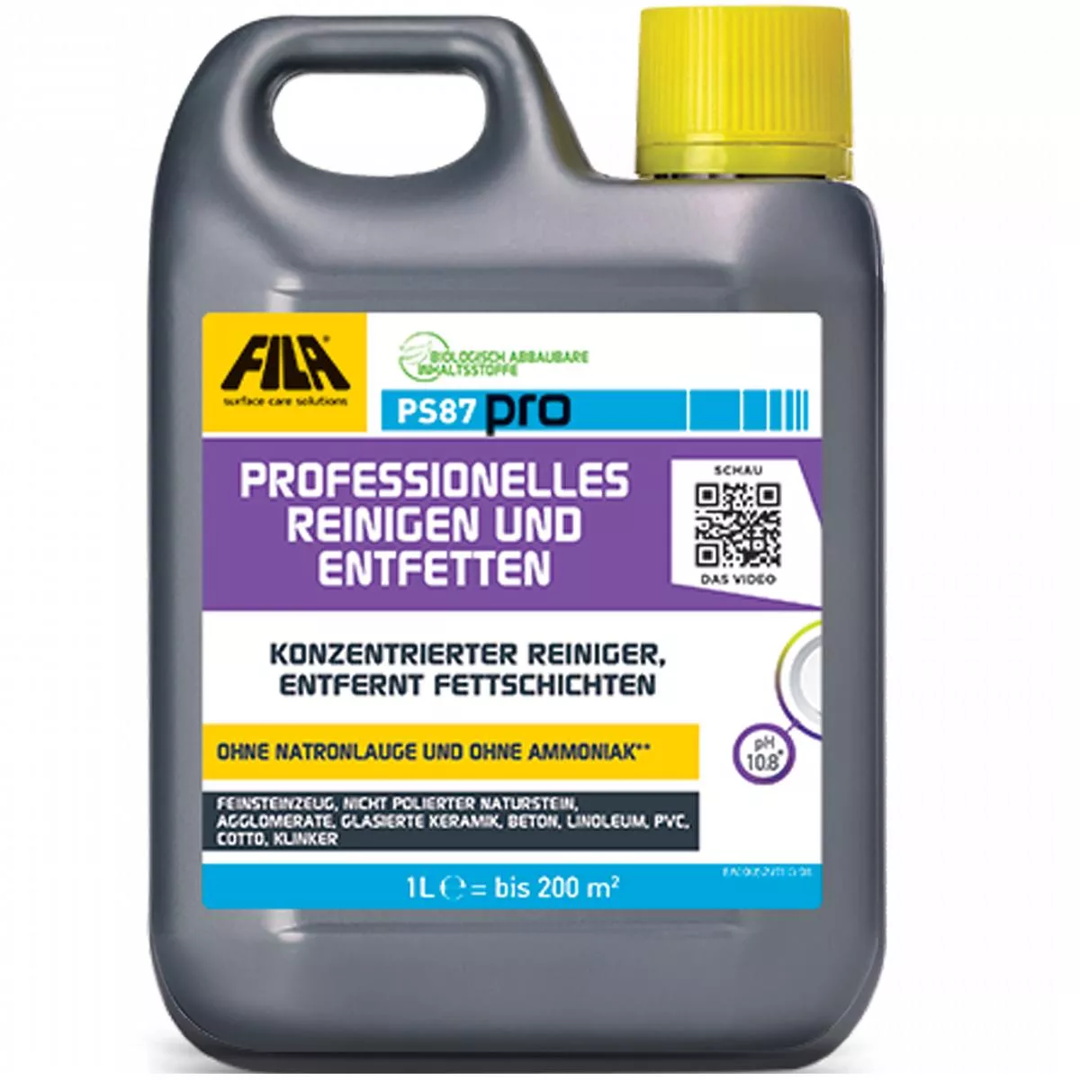 Fila PS87 PRO Reinigen und Entfetten 5 Liter