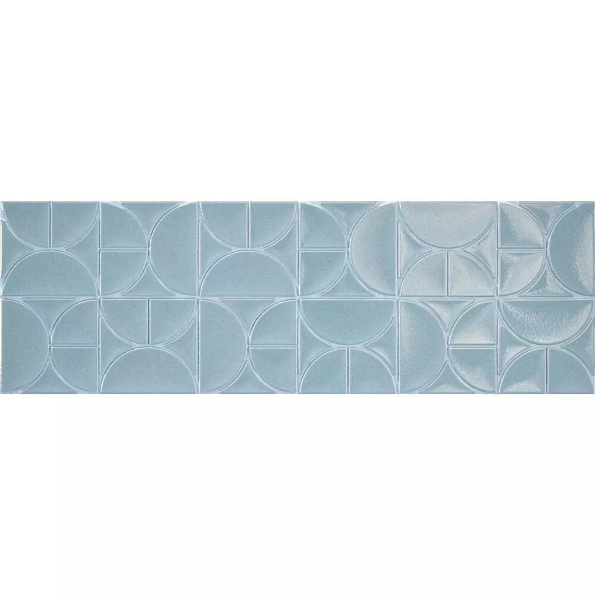 Galilea Blau Glänzend 24x74 cm