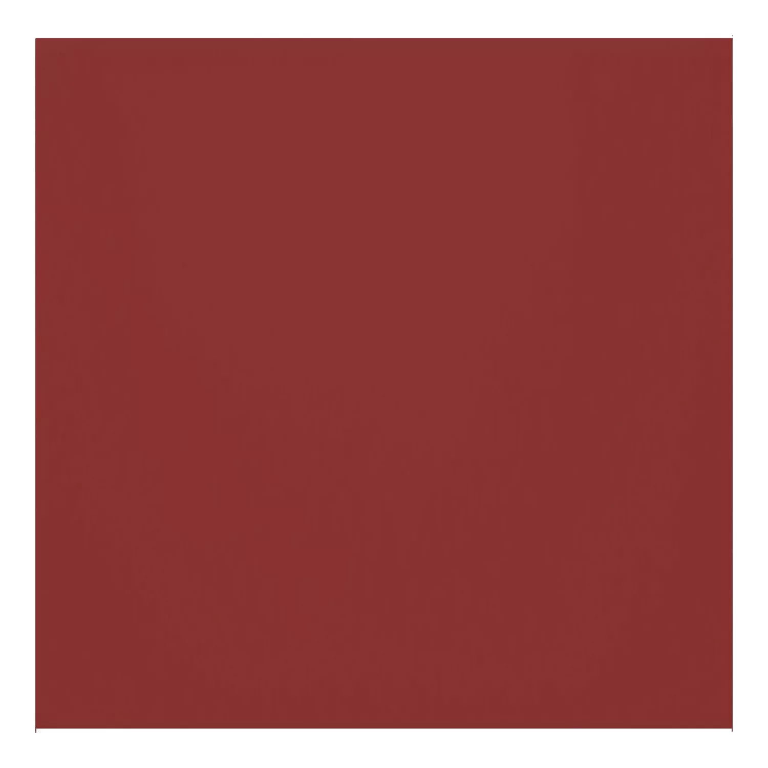 Metrofliese Rot Matt 20x20 cm Ohne Facette Ashville Burdeos